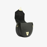 Borsa saddle in pelle - nero