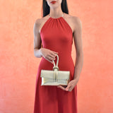 Pochette bracciale in pelle - laminato