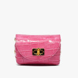 Mini Bag in pelle - fucsia