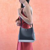 Cruela leather bag - multicolor