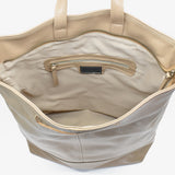 Borsa La grande in pelle - beige