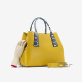 Borsa savana in pelle - senape