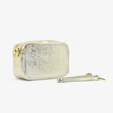 Borsa laminata in pelle