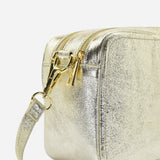 Borsa laminata in pelle