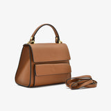 Borsa luna in pelle - cammello