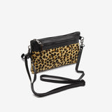 Pochette mini Macchia in pelle