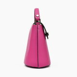 Borsa annalisa in pelle - fucsia