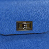 Borsa annalisa in pelle - blu