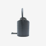 Secchiello Vera in pelle - grigio