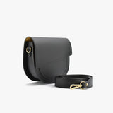 Borsa saddle in pelle - nero