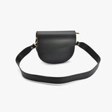 Borsa saddle in pelle - nero