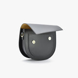 Borsa saddle in pelle - nero