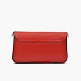 Mini bag in pelle - rosso