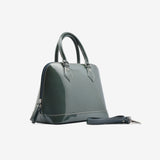 Borsa Vernice in pelle - verde