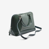Borsa Vernice in pelle - verde