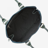 Borsa Vernice in pelle - verde