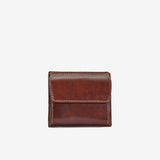 Portafoglio senior in cuoio - testa di moro