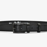 Cintura in pelle - nero