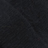 Berretto in misto cashmere e angora - nero