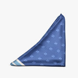 Foulard big 1985 in seta - blu