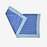 Foulard big 1985 in seta - blu