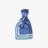 Foulard big 1985 in seta - blu