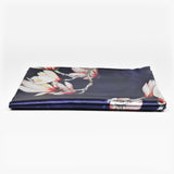 Foulard blu Magnolia in seta