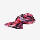 Foulard fucsia Astratto in seta