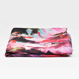 Foulard fucsia Astratto in seta