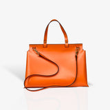 Borsa big cappuccio in pelle