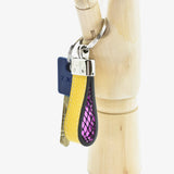 Portachiavi in pelle - giallo