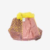 Giacchino corto in visone - rosa