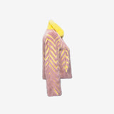 Giacchino corto in visone - rosa