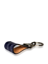 Portachiavi in pitone blu