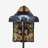 Sciarpa Piano in visone - marrone