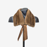 Sciarpa Classic in visone - marrone