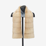 Sciarpa in visone - nocciola