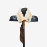 Scaldacollo mini in visone - beige