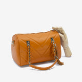 Leather trunk bag