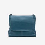 Borsa shopping in pelle - petrolio