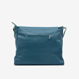 Borsa shopping in pelle - petrolio