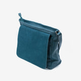 Borsa shopping in pelle - petrolio