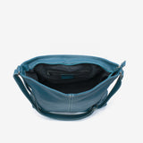 Borsa shopping in pelle - petrolio