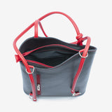 Borsa waves in pelle - nero