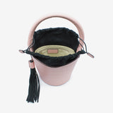 Secchiello Vera in pelle - rosa