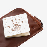 Portachiavi in pelle - terracotta