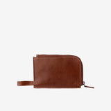 Portachiavi in pelle - terracotta