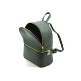 Zaino Classic in pelle - verde mirto