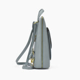 Zaino in pelle - grigio