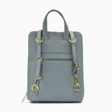 Zaino in pelle - grigio